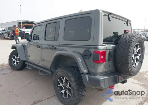 2020 Jeep Wrangler Unlimited Rubicon 4X4 z USA, uszkodzony, nr VIN 1C4HJXFG2LW267154